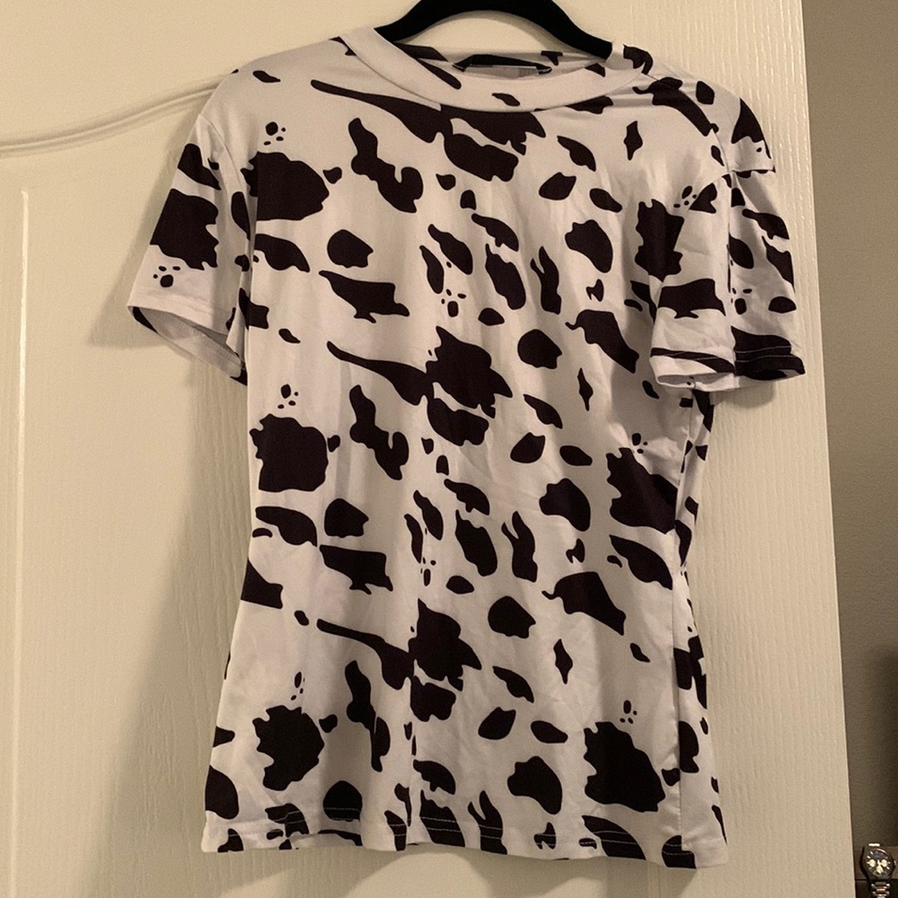 Cow Print Tee